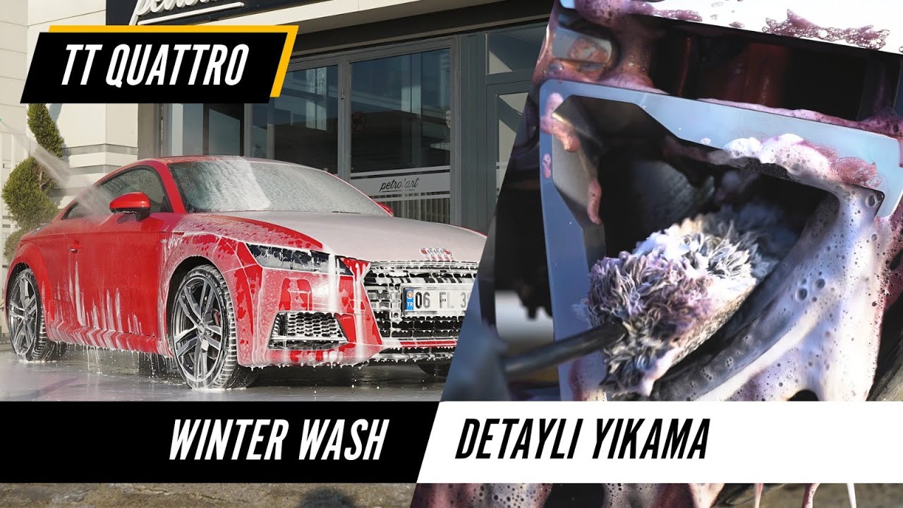 ASMR KING Deep Cleaning Audi TT Quattro / Detaylı Dış Yıkama & Detailing Uygulamaları