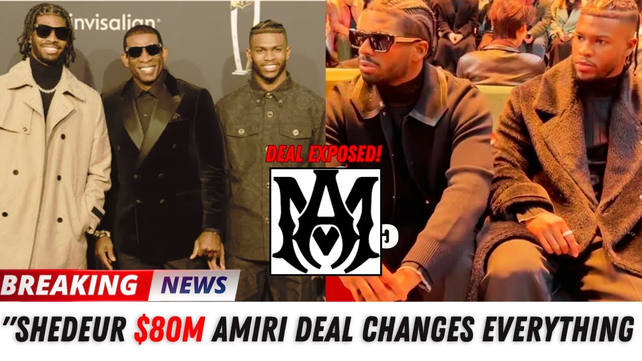 2 minutes ago Shedeur Sanders Signs $80 MILLION Amiri Deal and Paris Fashion Week Goes Crazy