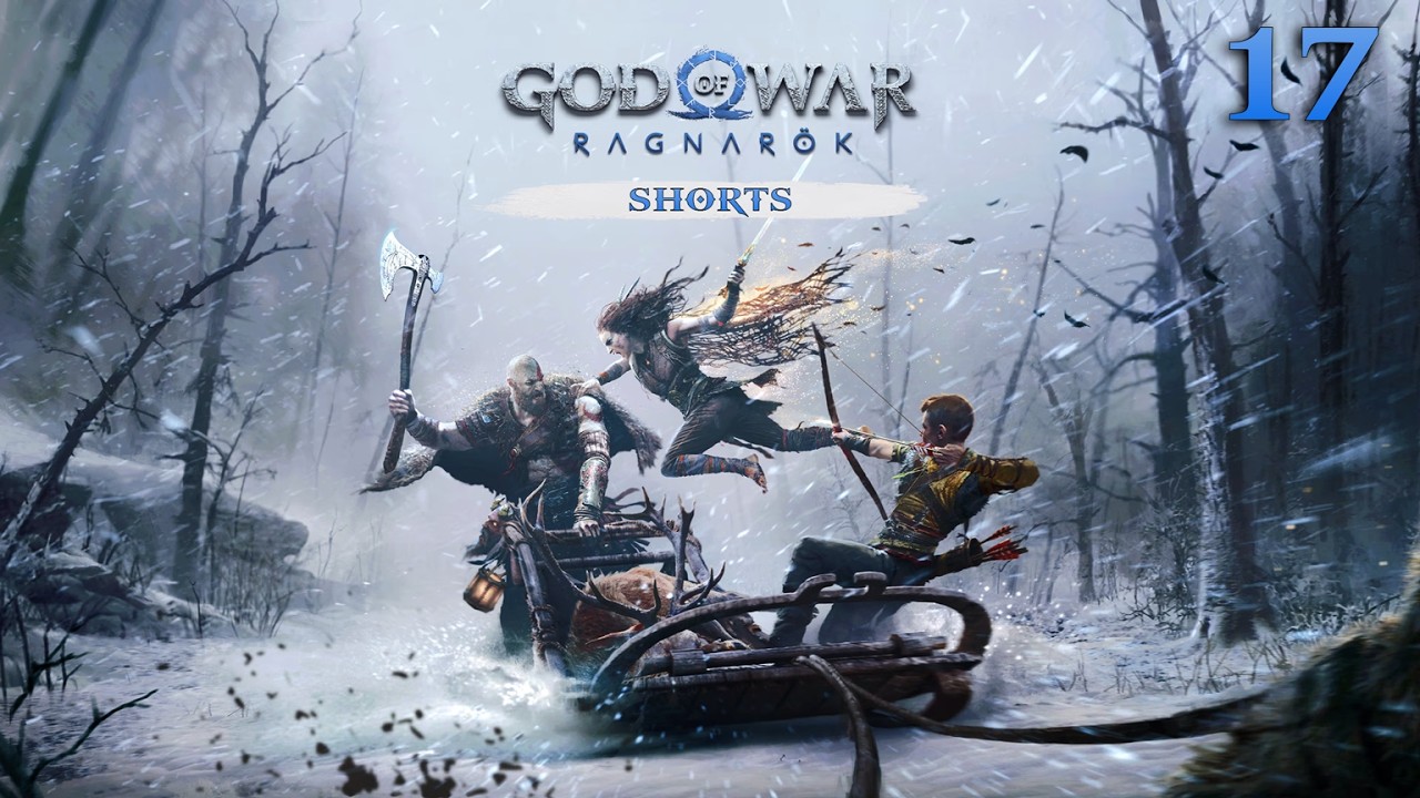 Один и Тор Ловят Топор в God of War: Ragnarok, Стрим Shorts