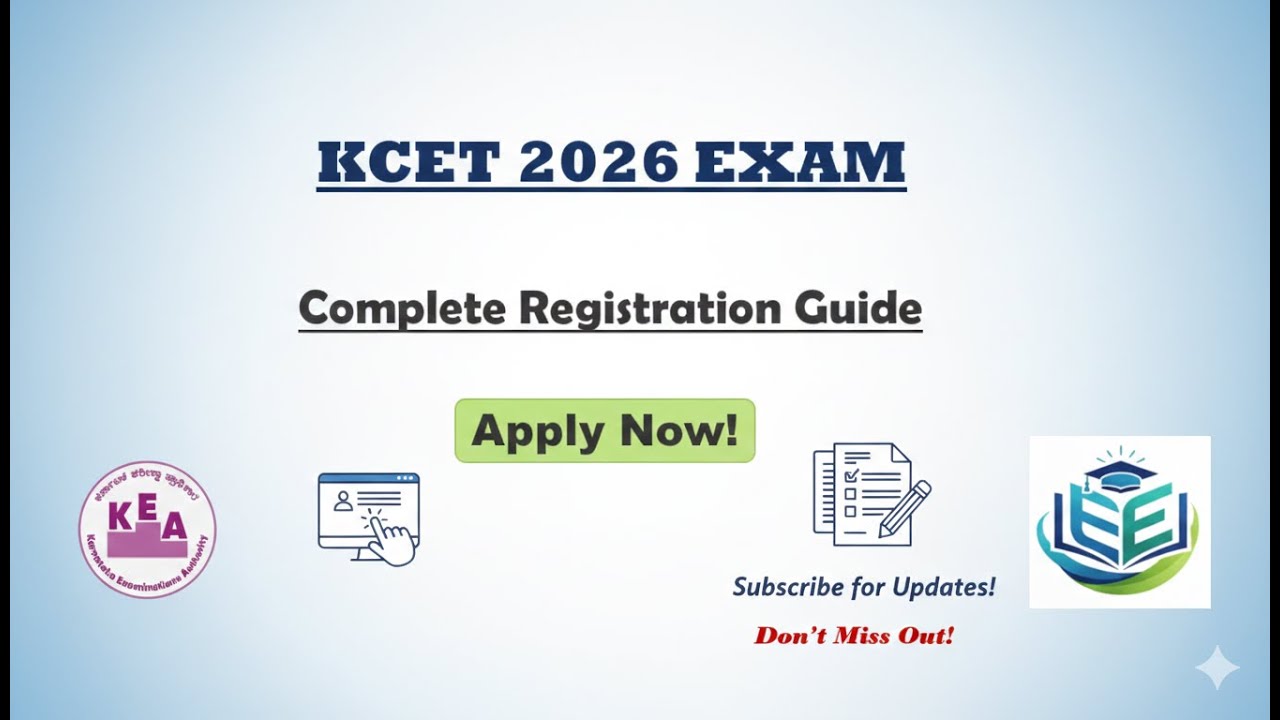 Attention!! KCET 2026 -Complete Registration Guide -Must Watch