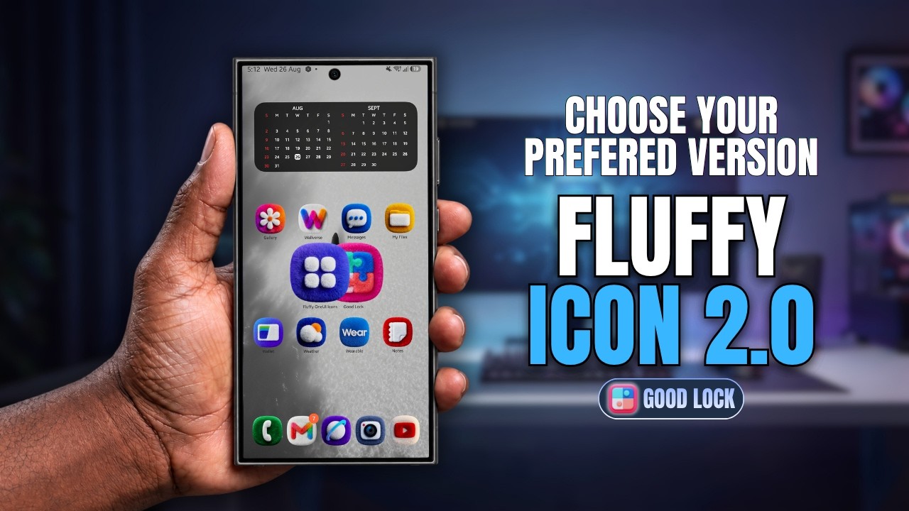 How to Get Fluffy Icons on Samsung Using Good Lock Theme Park | Doitright_tech