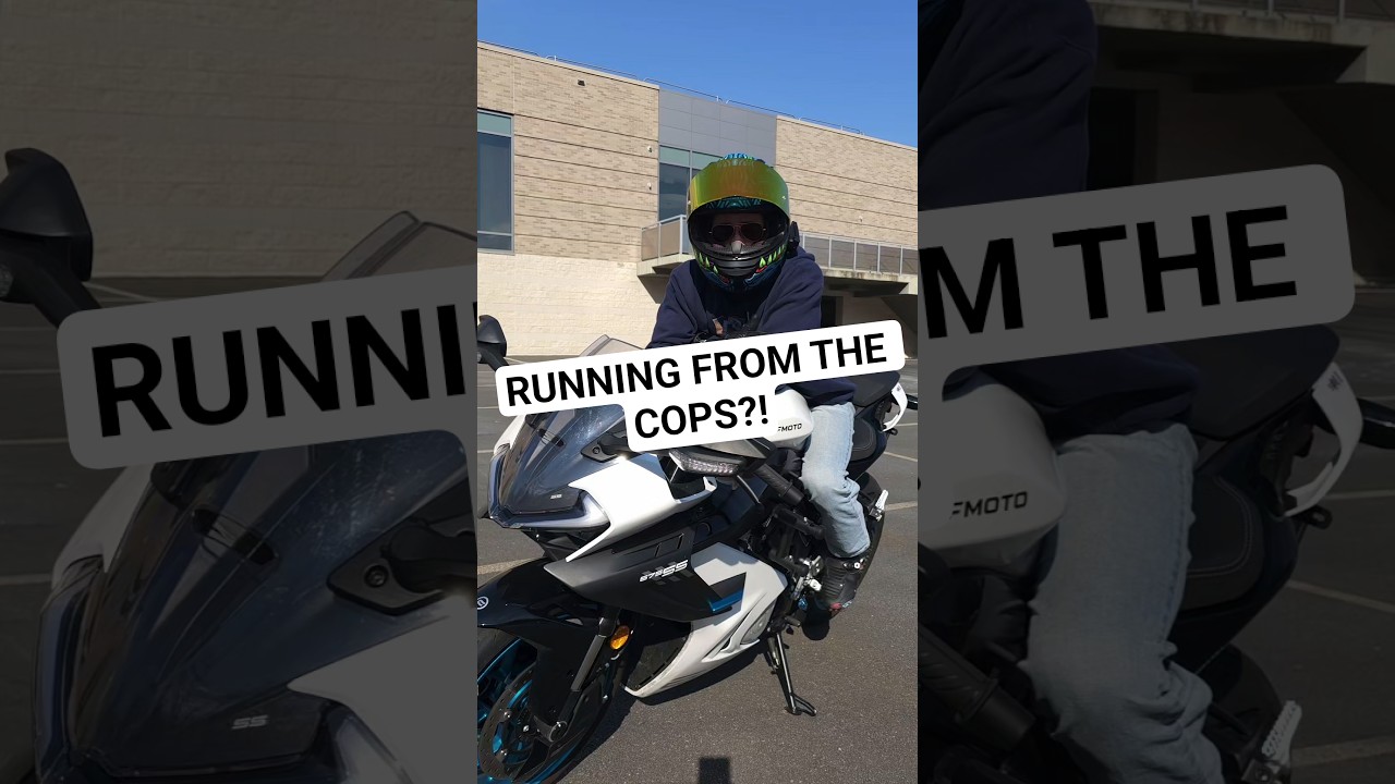 Have you ever run from the cops? #motorcycle #motorcycles #bikers #bikelife #cfmoto