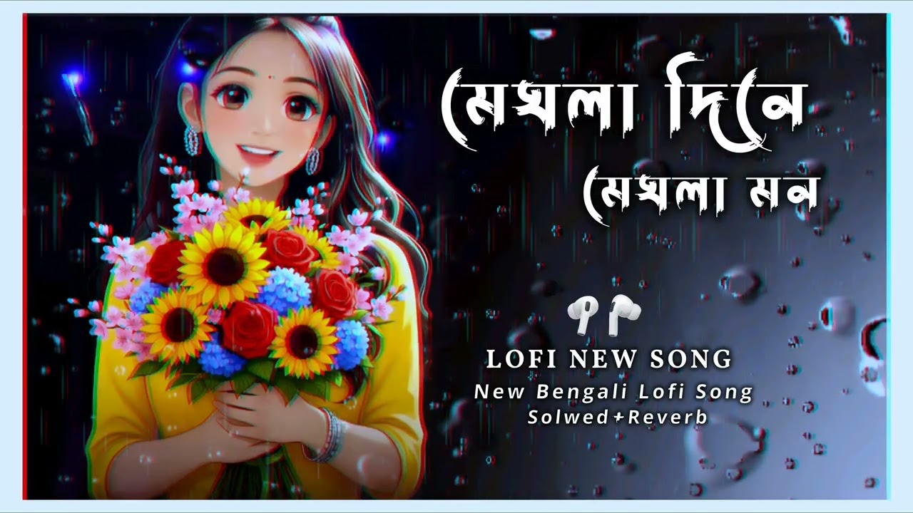 Meghla Dine Meghla Mon || মেঘলা দিনে মেখলা মন || #newlofi #newbengali #newsolwed #newreverb #sadlofi