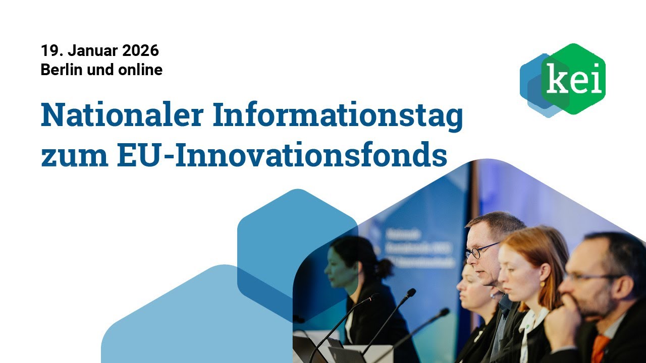 Livestream: Nationaler Informationstag zum EU-Innovationsfonds (IF25)