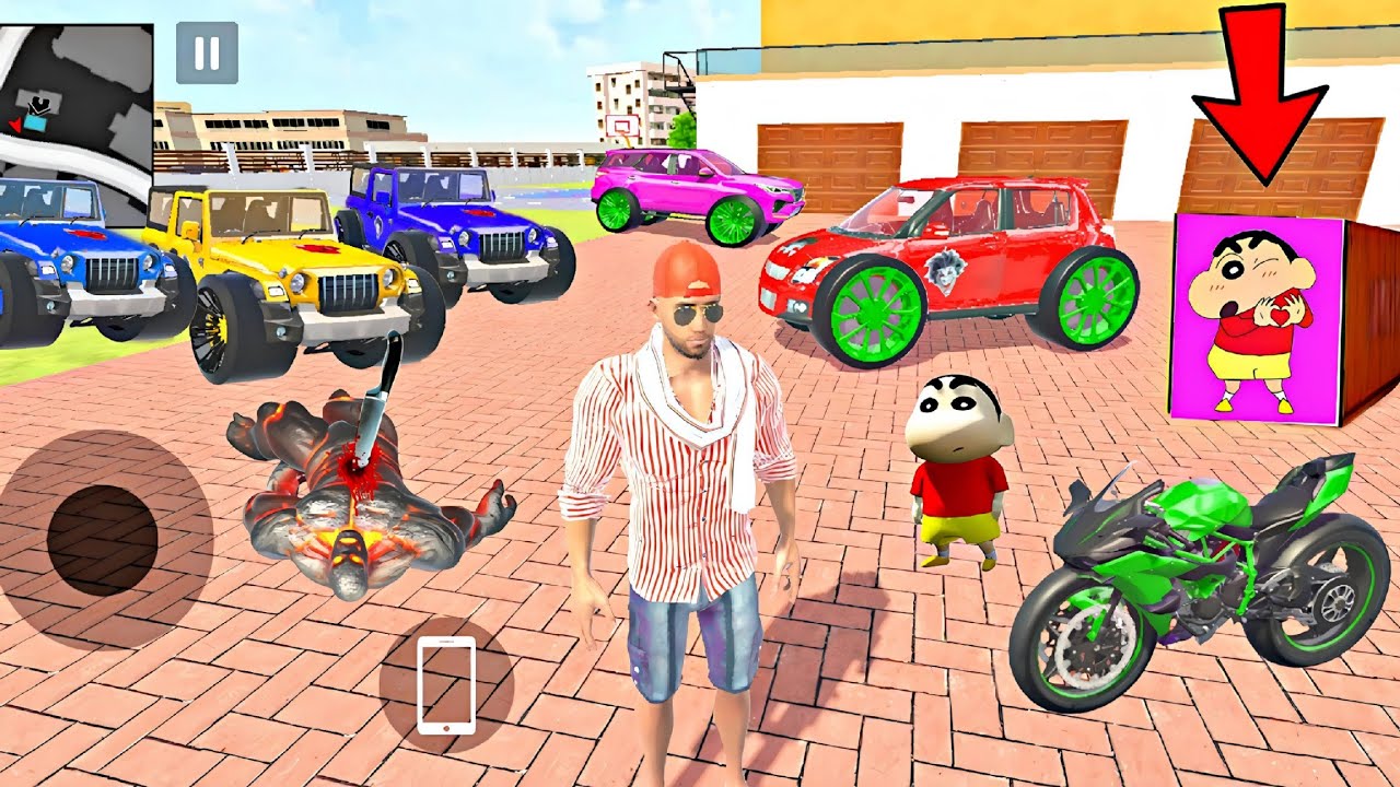 Shinchan Ka Mystery Container 💥🤩 Indian Theft Auto 💥🤯 Indian Bikes Driving 3d Game 💥🤩 New Video