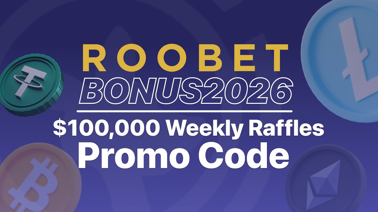Roobet Promo Code "BONUS2026" — Roobet Code $100K Weekly Raffles & Daily Account Benefits