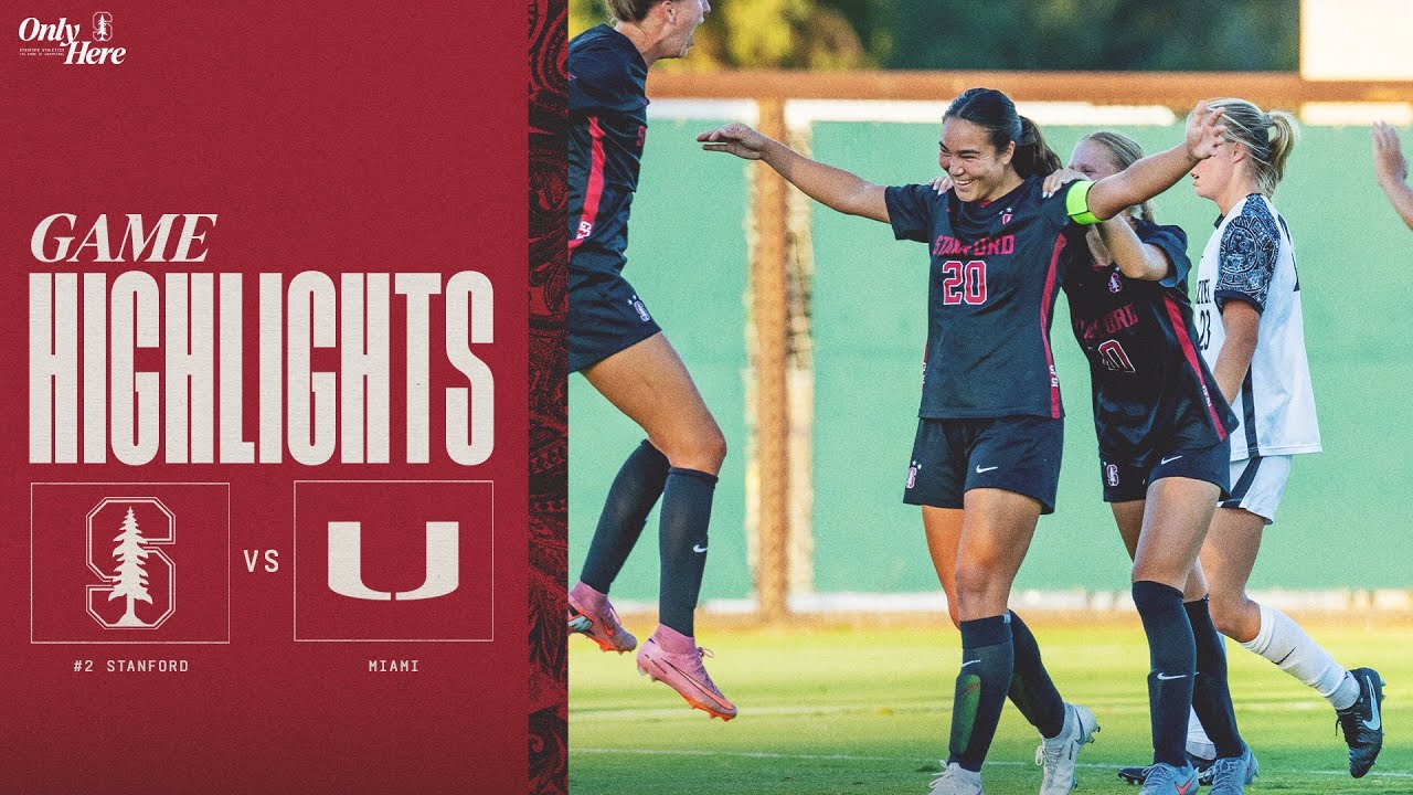 Highlights: No. 2 Stanford Women’s Soccer vs. Miami (10/19/25)