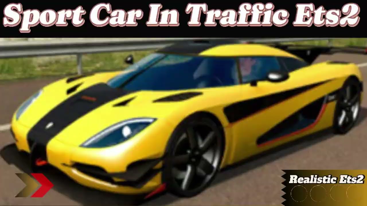 |ETS2 1.49...| Sport Cars Traffic Pack by TrafficManiac [Traffic Mod]🚗