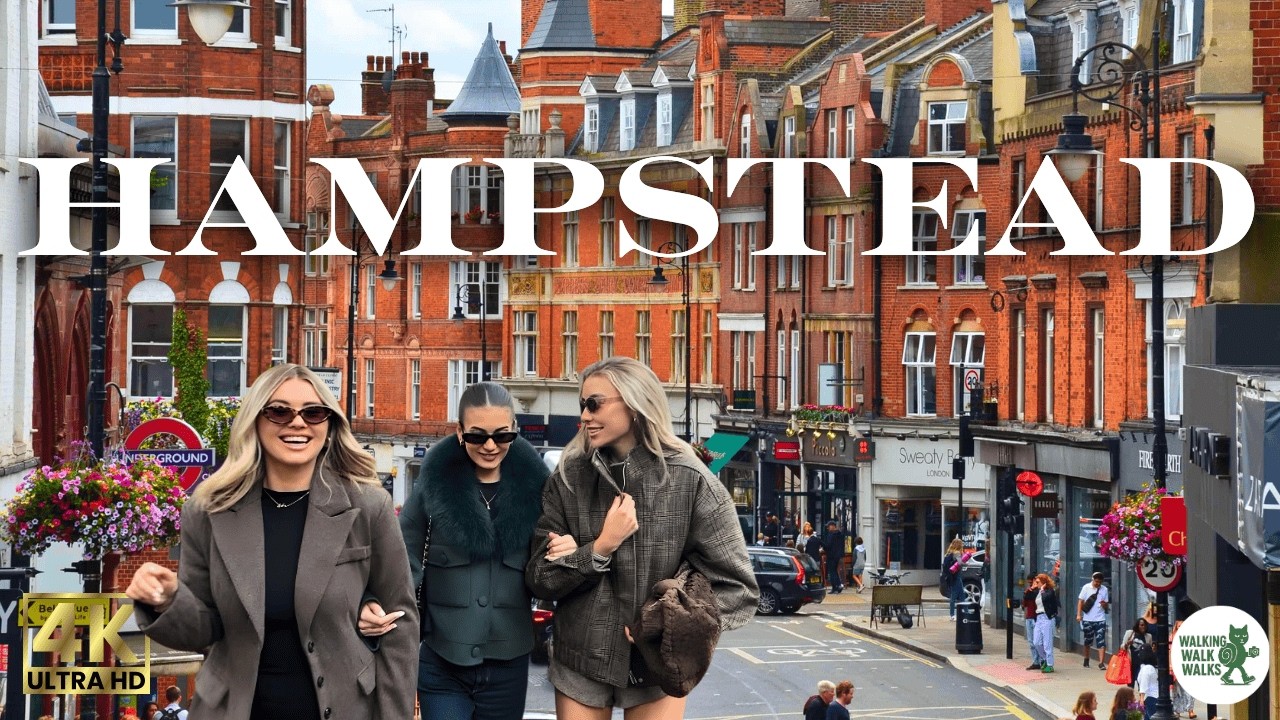 London's Most Charming Village | Immersive Hampstead 4K Walking Tour for Big TVs