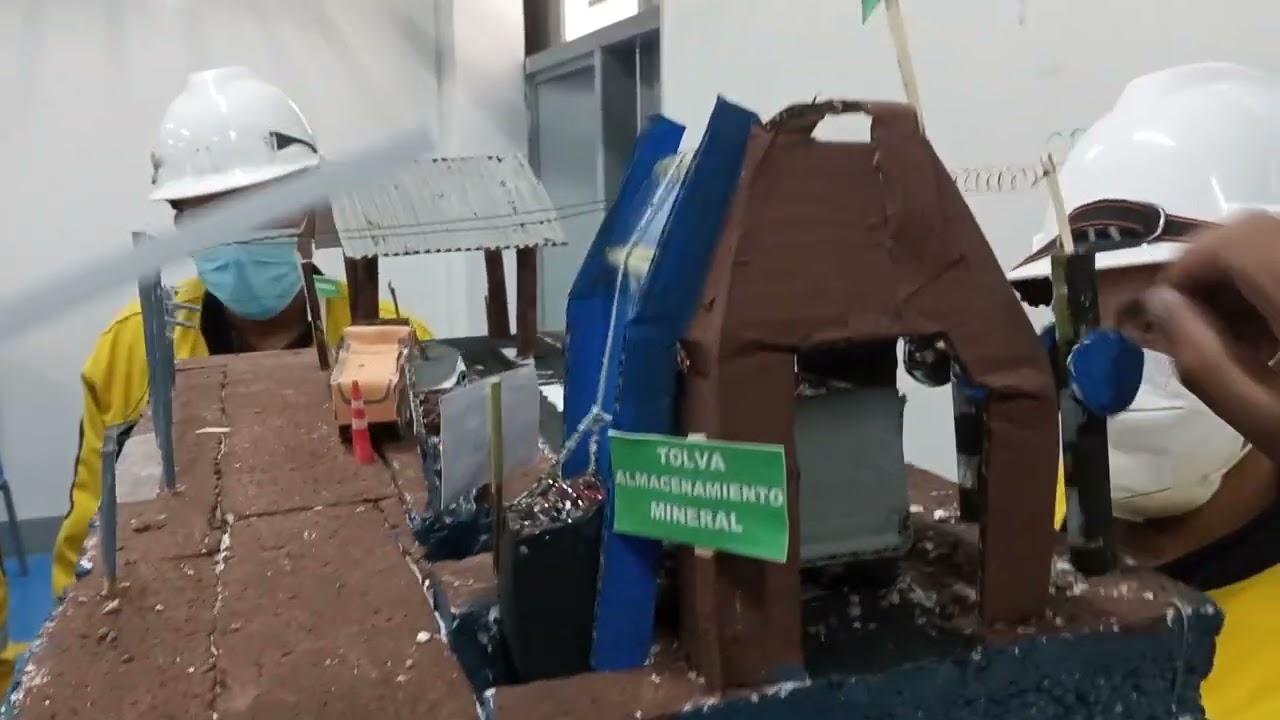 Maqueta corte y relleno ascendente