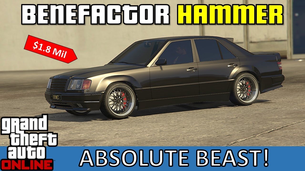 Benefactor Vorschlaghammer (AMG Hammer) Best Customization & Review | GTA 5 Online #gta #gtaonline