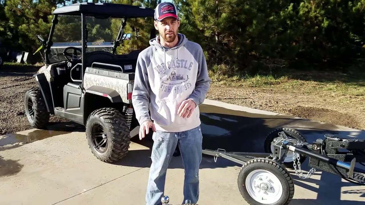 Tow Tuff trailer dolly for fish houses