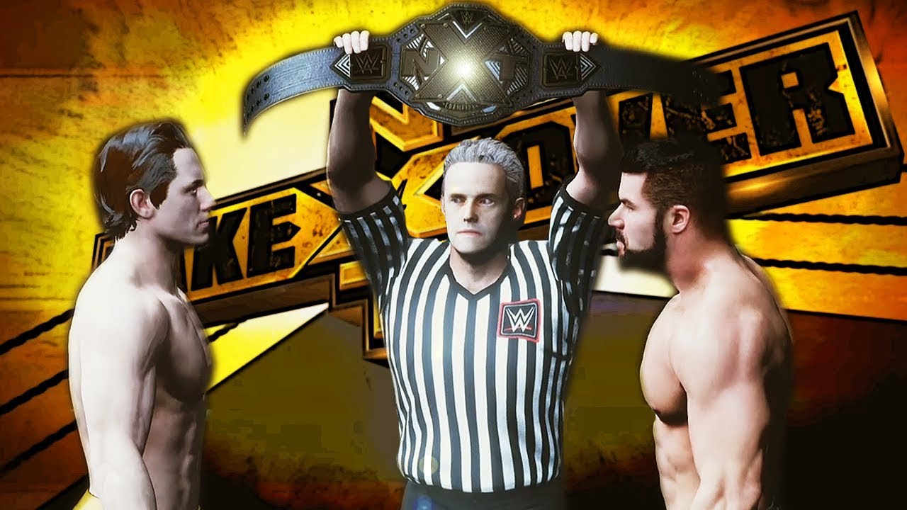 WWE 2K18 My Career Mode | Ep 1 | NXT CHAMPIONSHIP MATCH AT TAKEOVER!!! (WWE 2K18 My Career Part 1)