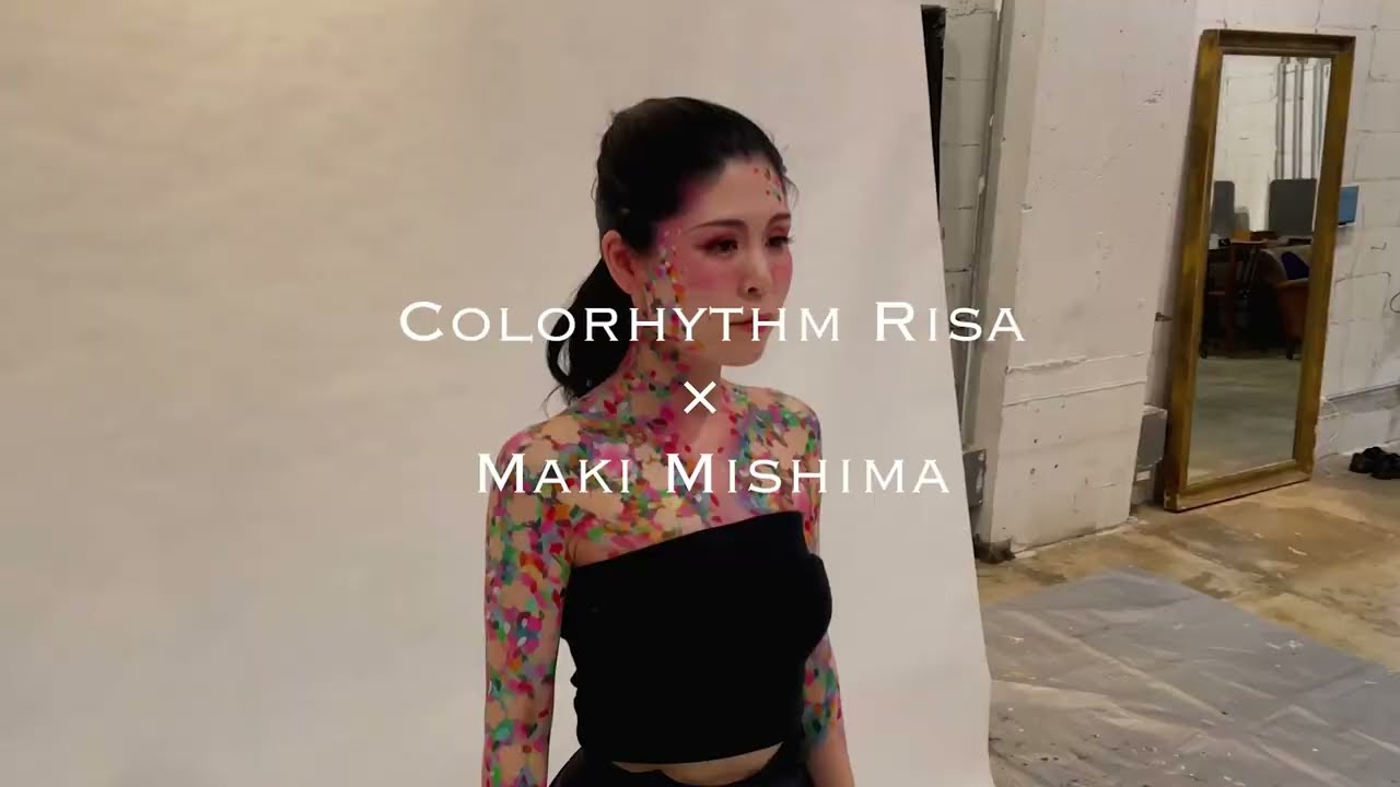 「桜・再生」ColorhythmRisaアートパフォーマンス