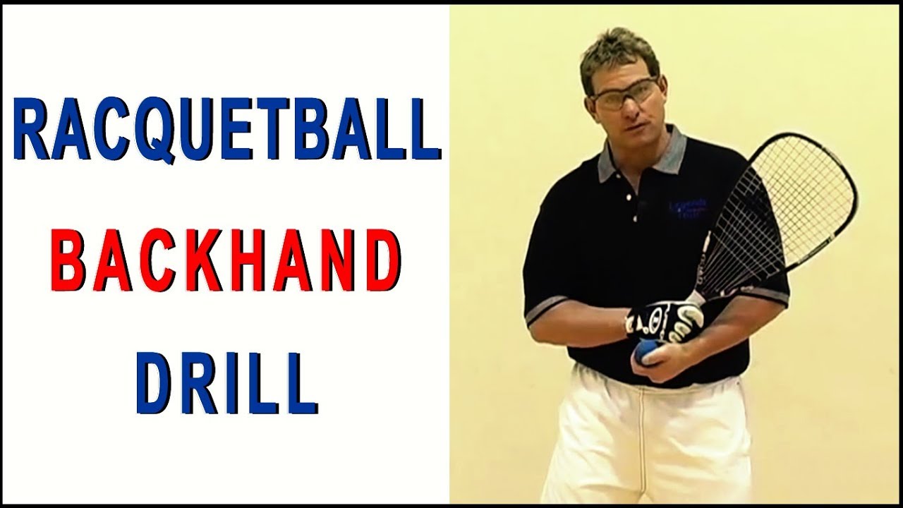 Secrets of Power Racquetball - Tips for Advanced Players - Backhand Drill featuring Marty Hogan