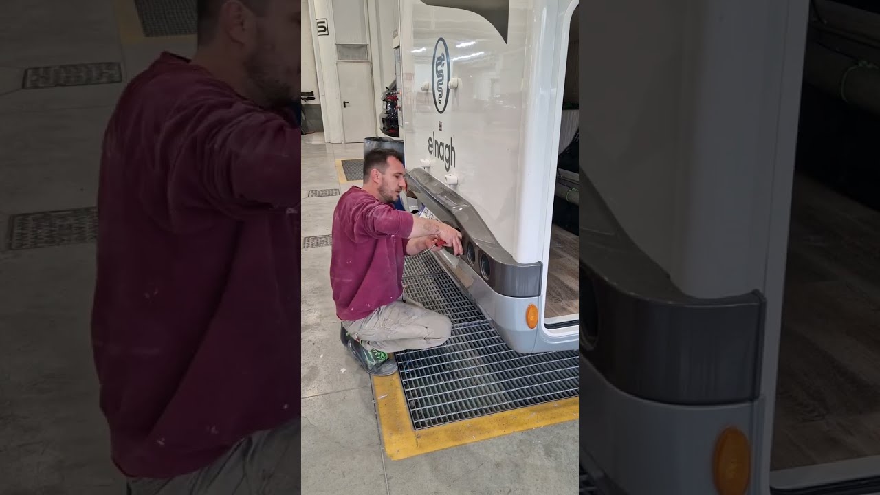 Riparazione impossibile del paraurti di questo CAMPER🚐
