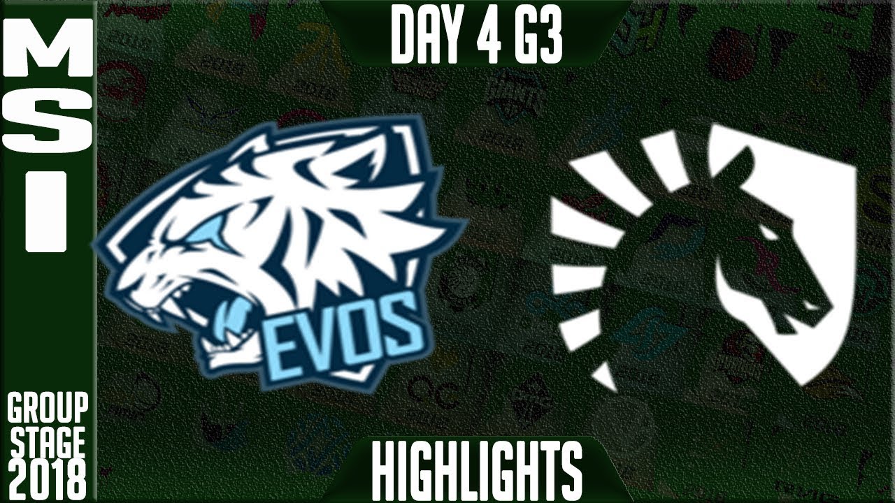 EVS vs TL Highlights | MSI 2018 Day 4 Group Stage | Evos Esports vs Team Liquid