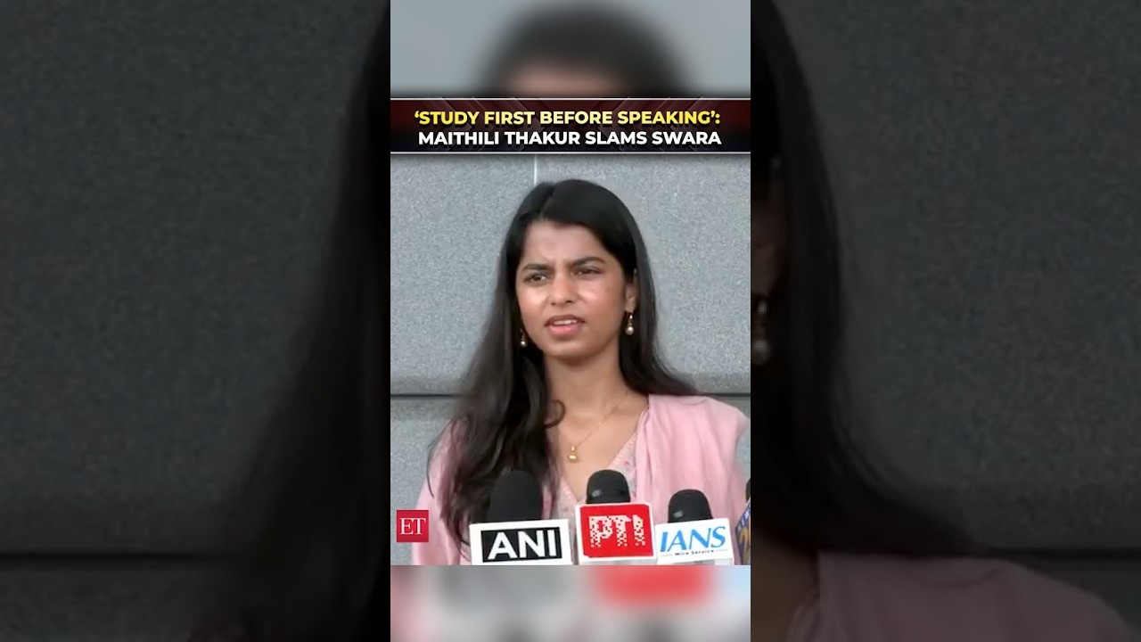 &lsquo;Really ugly remark, should study first&rsquo;: BJP Maithili Thakur slams Swara Bhaskar on Jauhar remark