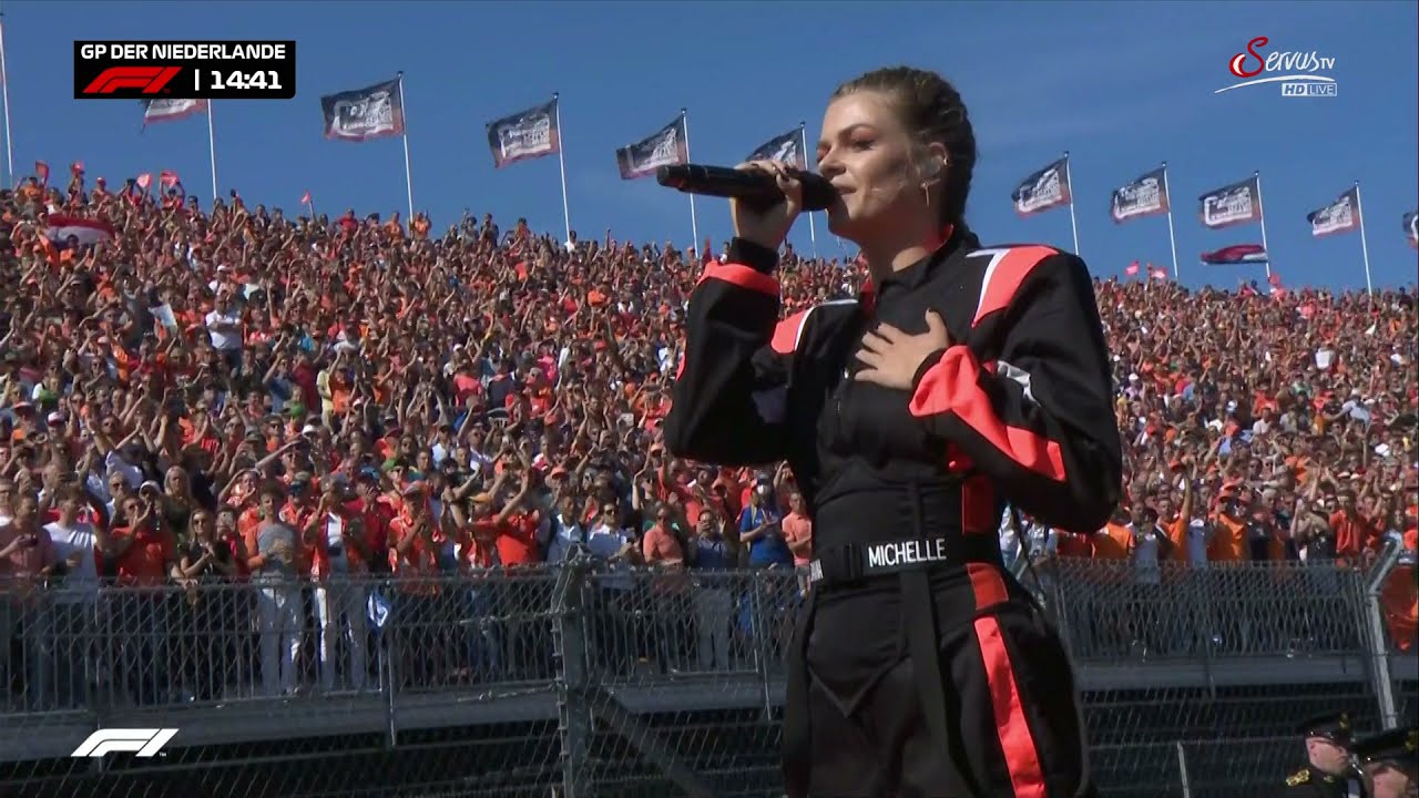 National Anthem of The Netherlands performed by Davina Michelle | F1 2021 Dutch GP