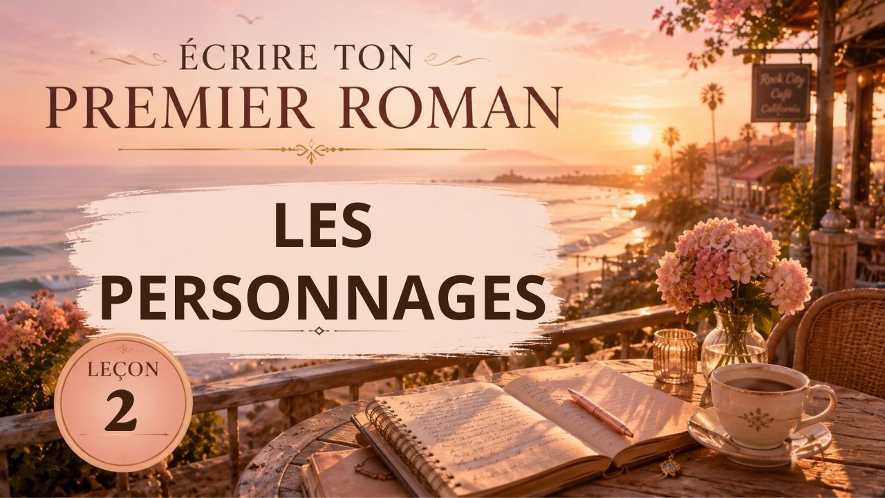 2/14 — ÉCRIRE TON PREMIER ROMAN : Créer des personnages forts et mémorables 2/14