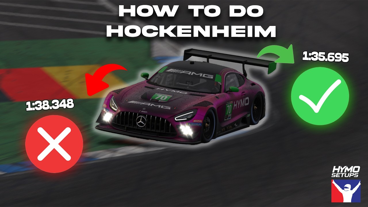 HOW TO DO HOCKENHEIM IN iRacing | GT3 Track Guide & Tips