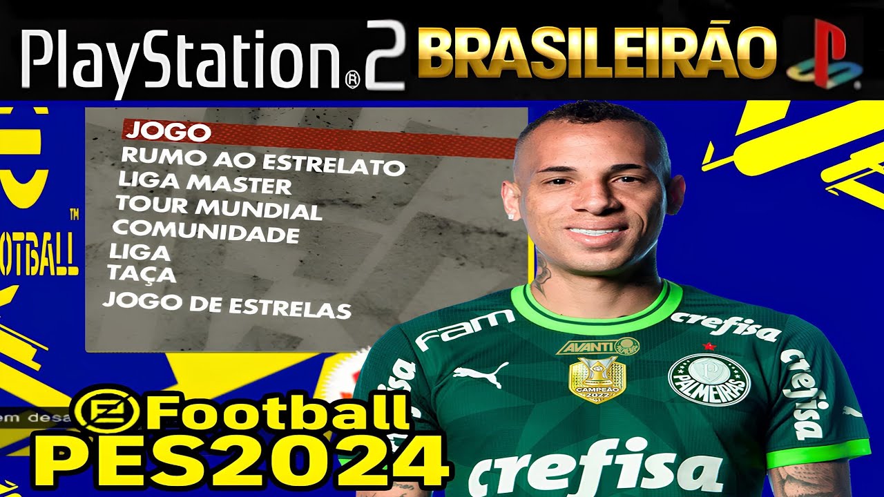 PES 2024 PS2 ISO DOWNLOAD EFOOTBALL ATUALIZADO