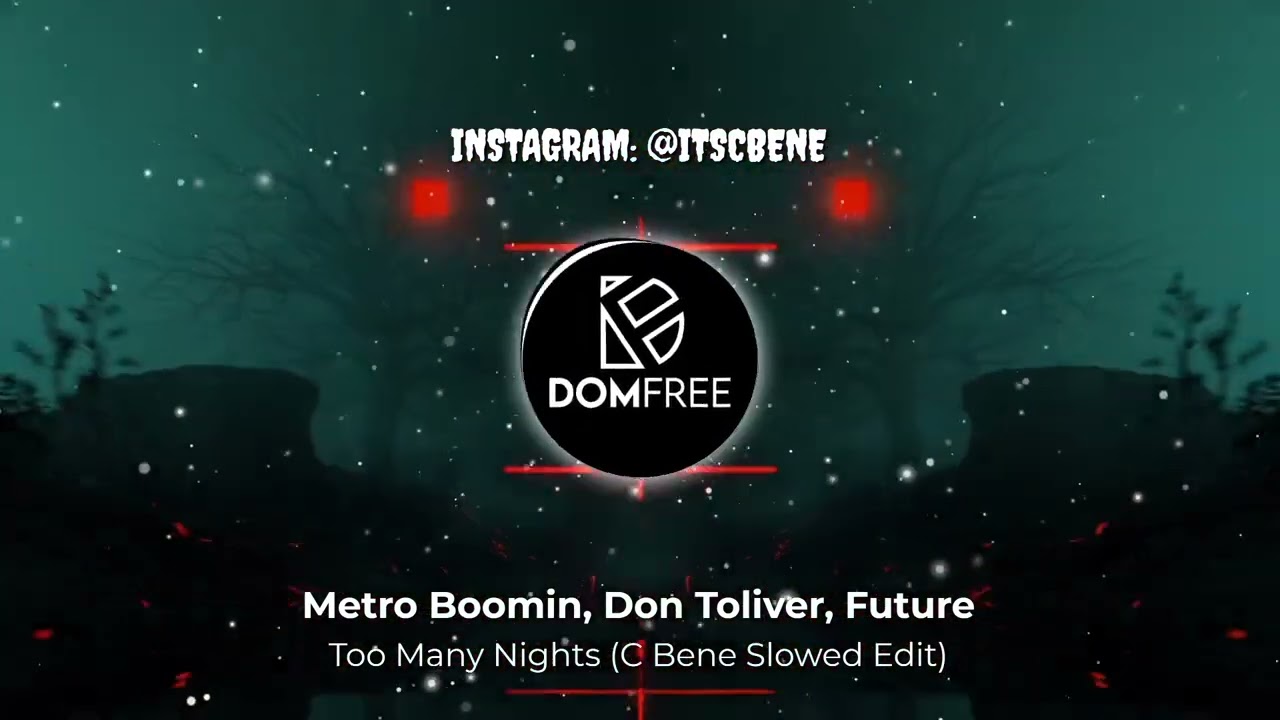 Metro Boomin, Future - Too Many Nights (feat. Don Toliver) (slowed + reverb) | by C Bene