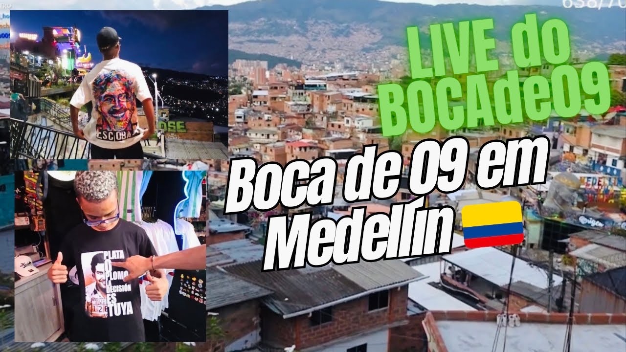 Boca de 09 na FAVELA do PABLO ESCOBAR… DEU RUIM!? 🚨😳 - LIVE do bocade09zx 