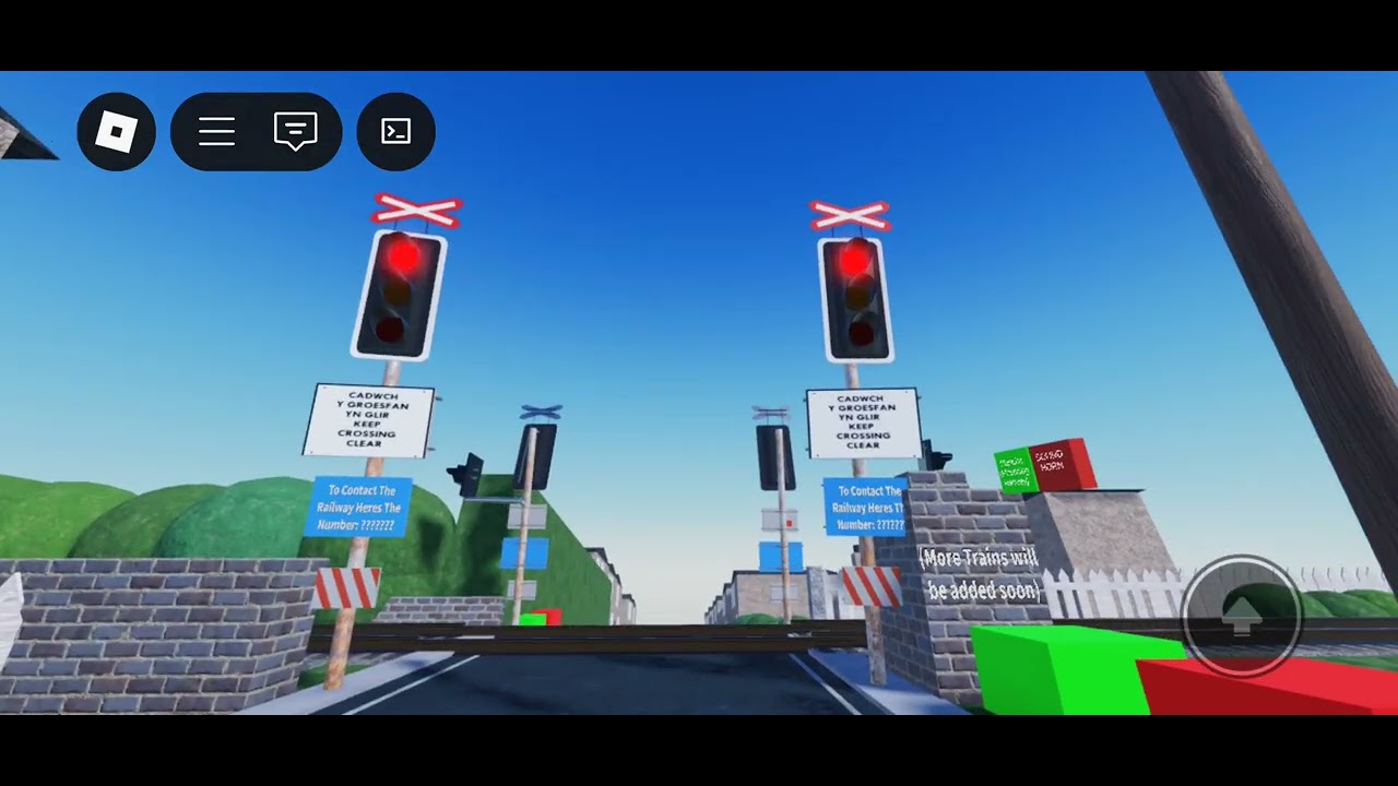 *Manually controlled* Moffordd Quarry Lane Level Crossing