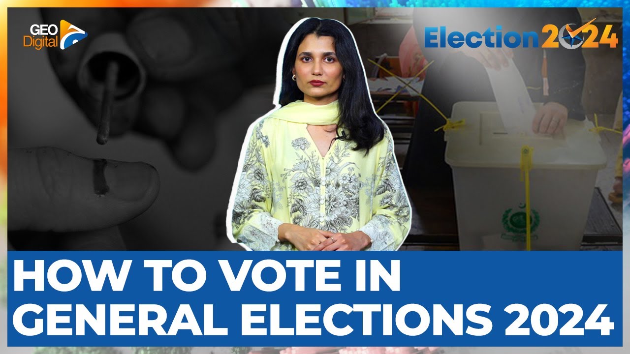 How to vote in general elections 2024 | Geo News English