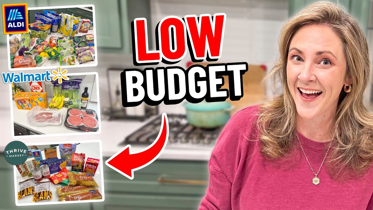 ✨Realistic Grocery Haul + Meal Plan:  Realistic Budget | Week #2 USDA Grocery Budgets