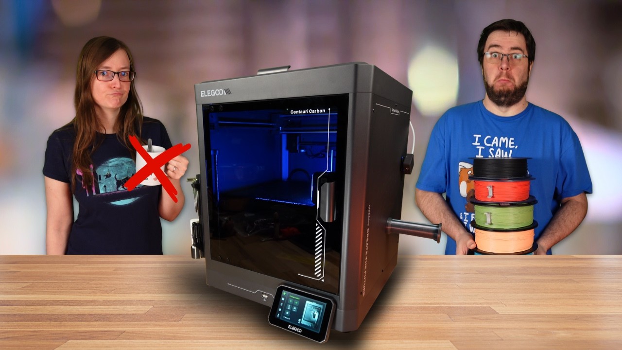 Test Elegoo Centauri Carbon : elle fait presque tout sauf le café!