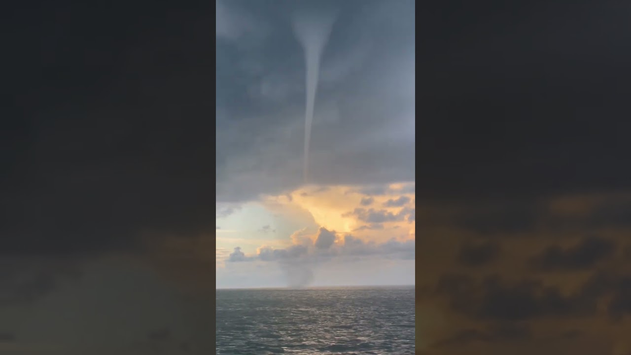 Waterspout up close!