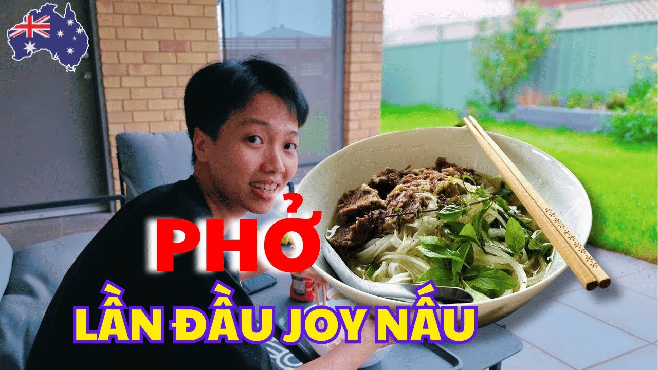 LẦN ĐẦU NẤU PHỞ VIỆT NAM TRÊN BẾP ÚC