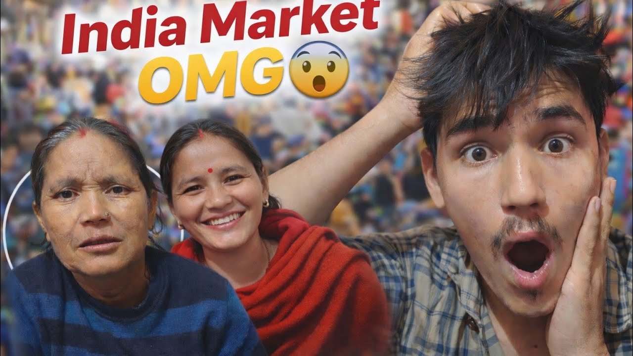 India Market OMG 😮 | Family Shopping ma Shock Bhayee 😱
