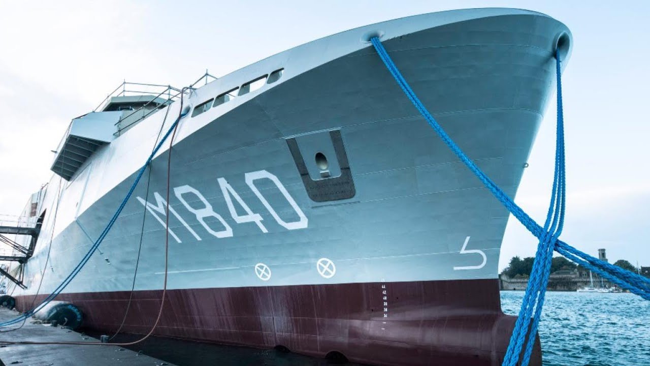 Naval Group launches Mine Warfare warship HNLMS Vlissingen (M840) for Royal Netherlands Navy