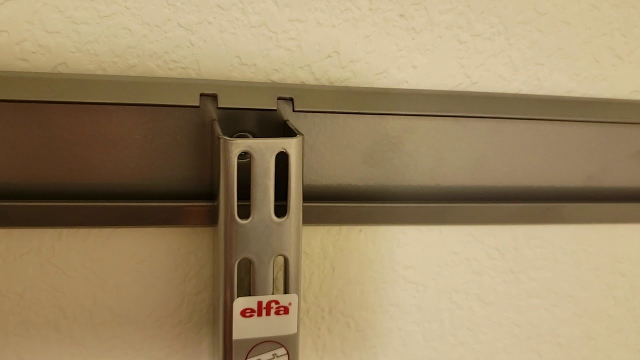 How to hang custom closet part 5