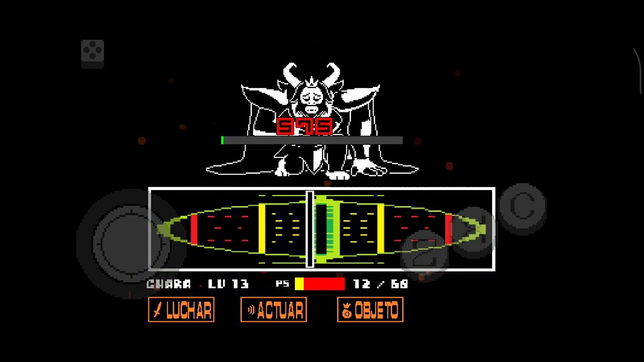 Pelea contra asgore ruta neutral sin items