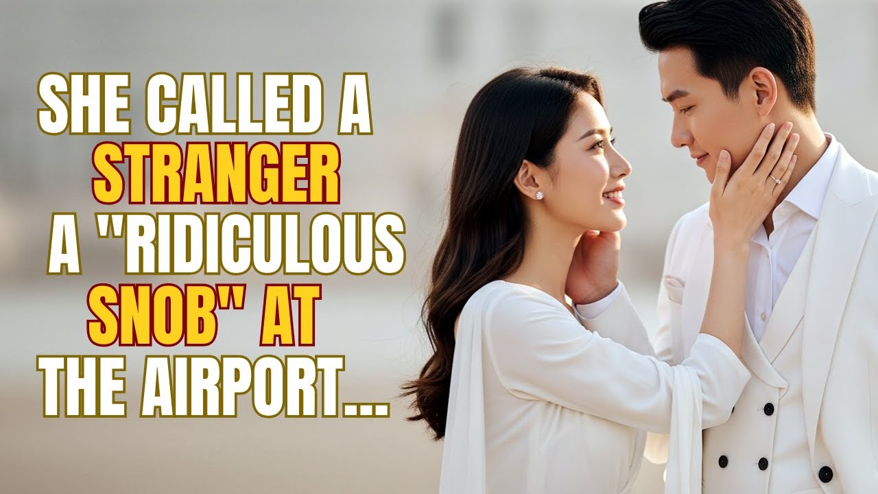 She cursed at a stranger at the airport... later, she found out that he was the owner of the comp...