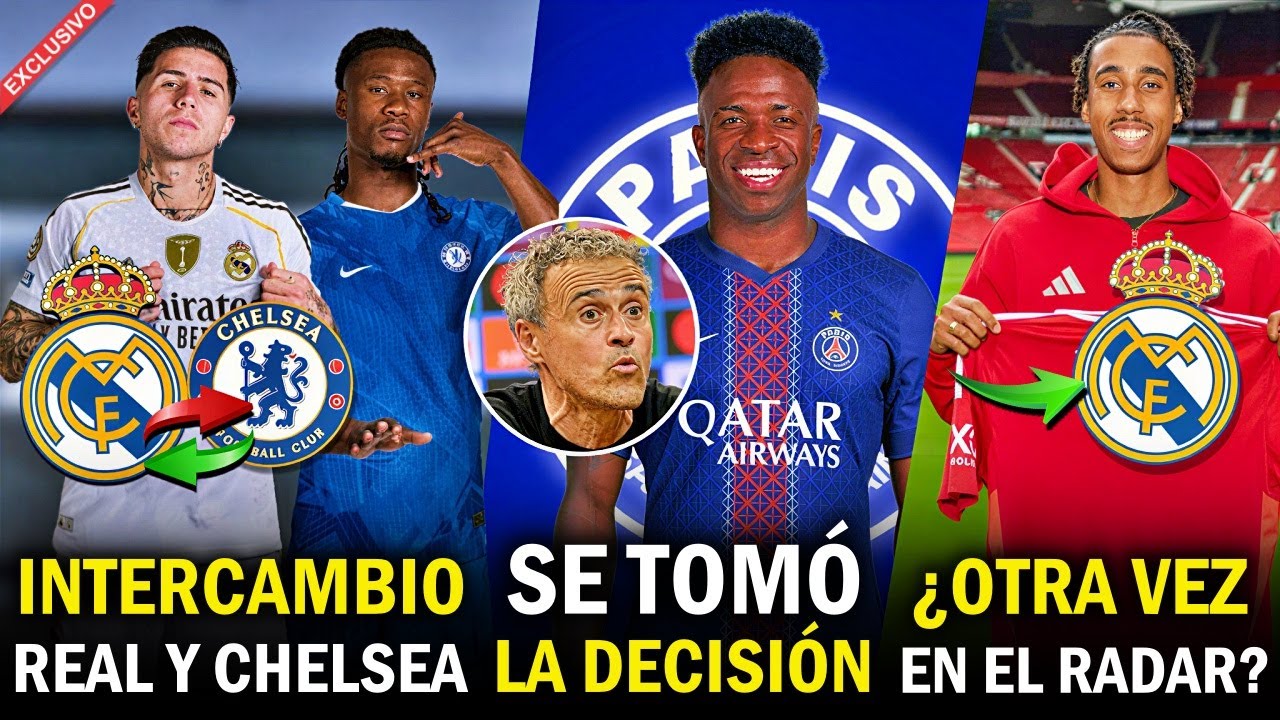 ¡REAL Y CHELSEA EN INTERCAMBIO! ¡PSG Y VINI, DECISIÓN TOMADA! ¿LENY YORO EN EL RADAR DEL REAL MADRID
