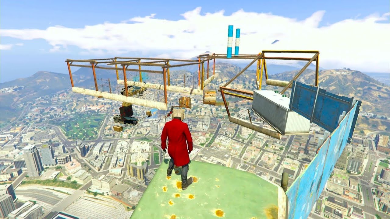 PARKOUR APOCALIPTICO & EASY FUN (DOBLE) GTA 5 ONLINE #parkour #245  パルクール | AlkyMisTa #gta5