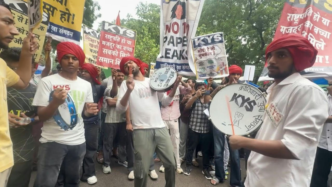 India's 'Cockroach' party supporters take to the streets of New Delhi | AFP