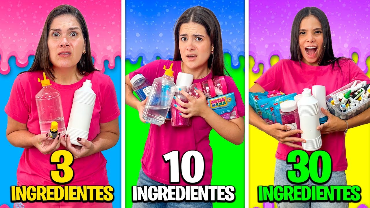 3 ,10 ou 30 INGREDIENTES PARA FAZER UMA SLM DE VERDADE! 