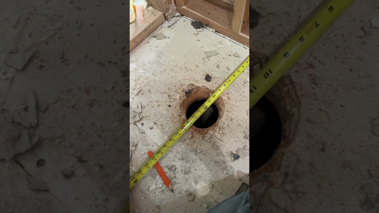 MEDIDAS CORRECTAS PARA DE DRENAJE DE TOILET