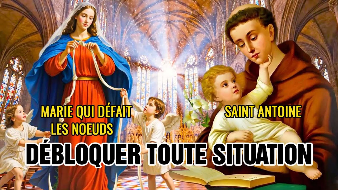 MARIE QUI DÉFAIT les NŒUDS & SAINT ANTOINE ✨ PRIÈRE pour DÉBLOCAGE et MIRACLES