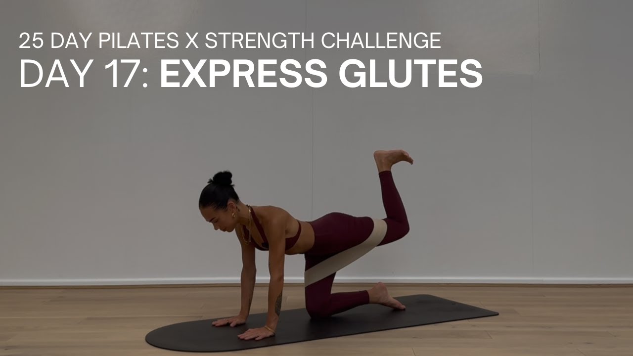 25 DAY PILATES CHALLENGE | DAY 17 | 25 MIN BOOTY WORKOUT WITH BOOTY BAND | Booty Band Workout