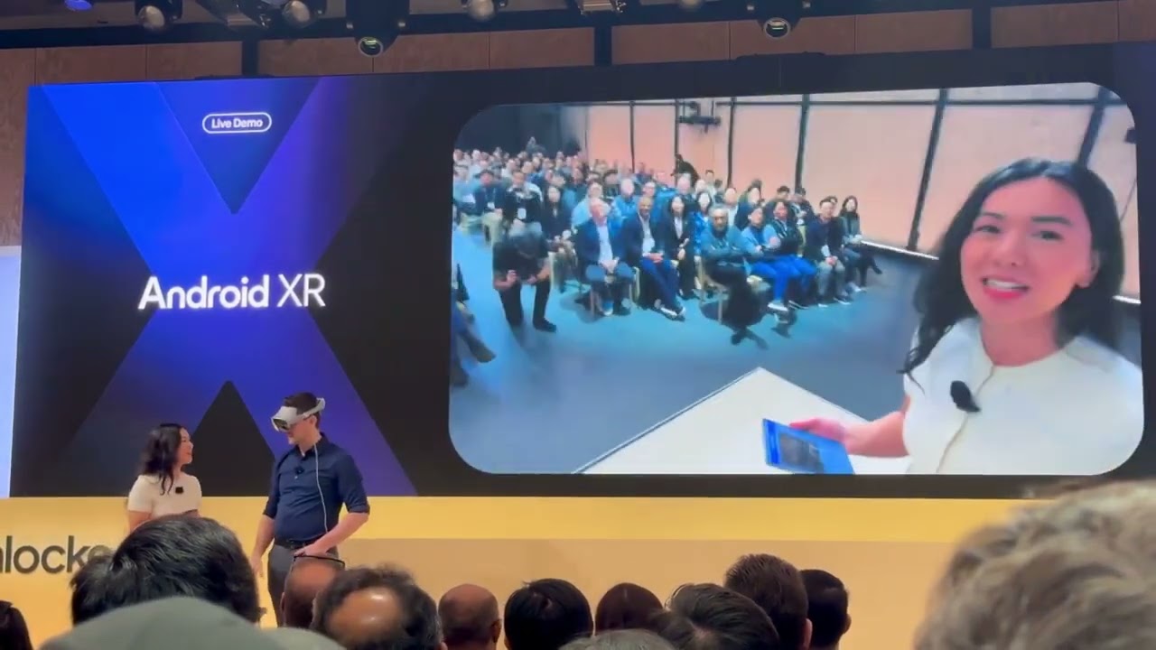 Samsung mixed reality headset running Android XR - First Look