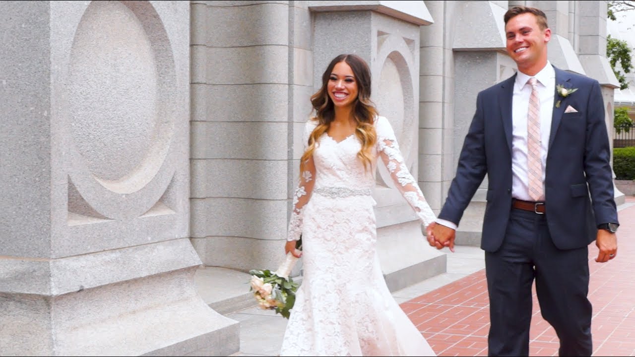 Salt Lake City Temple Wedding | Jacob + Kristi