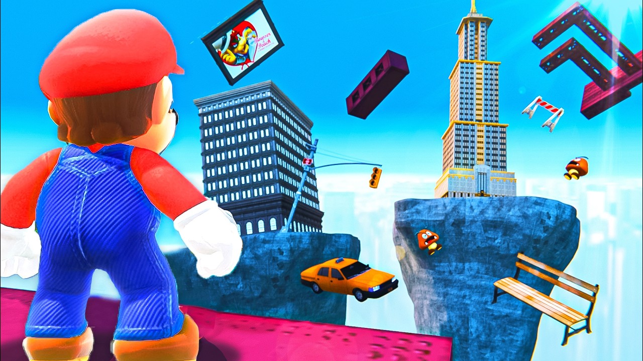 Mario Odyssey, aber der BODEN wurde GEL&Ouml;SCHT!