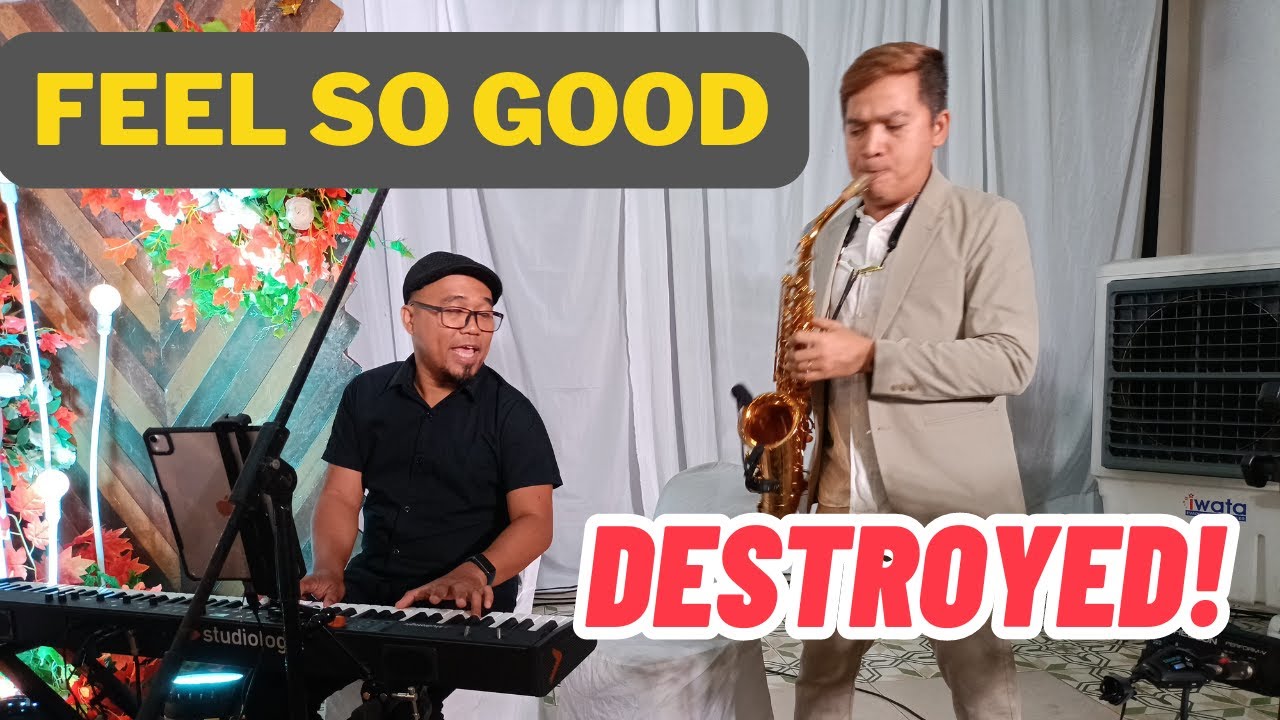 Feel so good -archie and Ryan#altosax #saxophone #weddingsaxophonist
